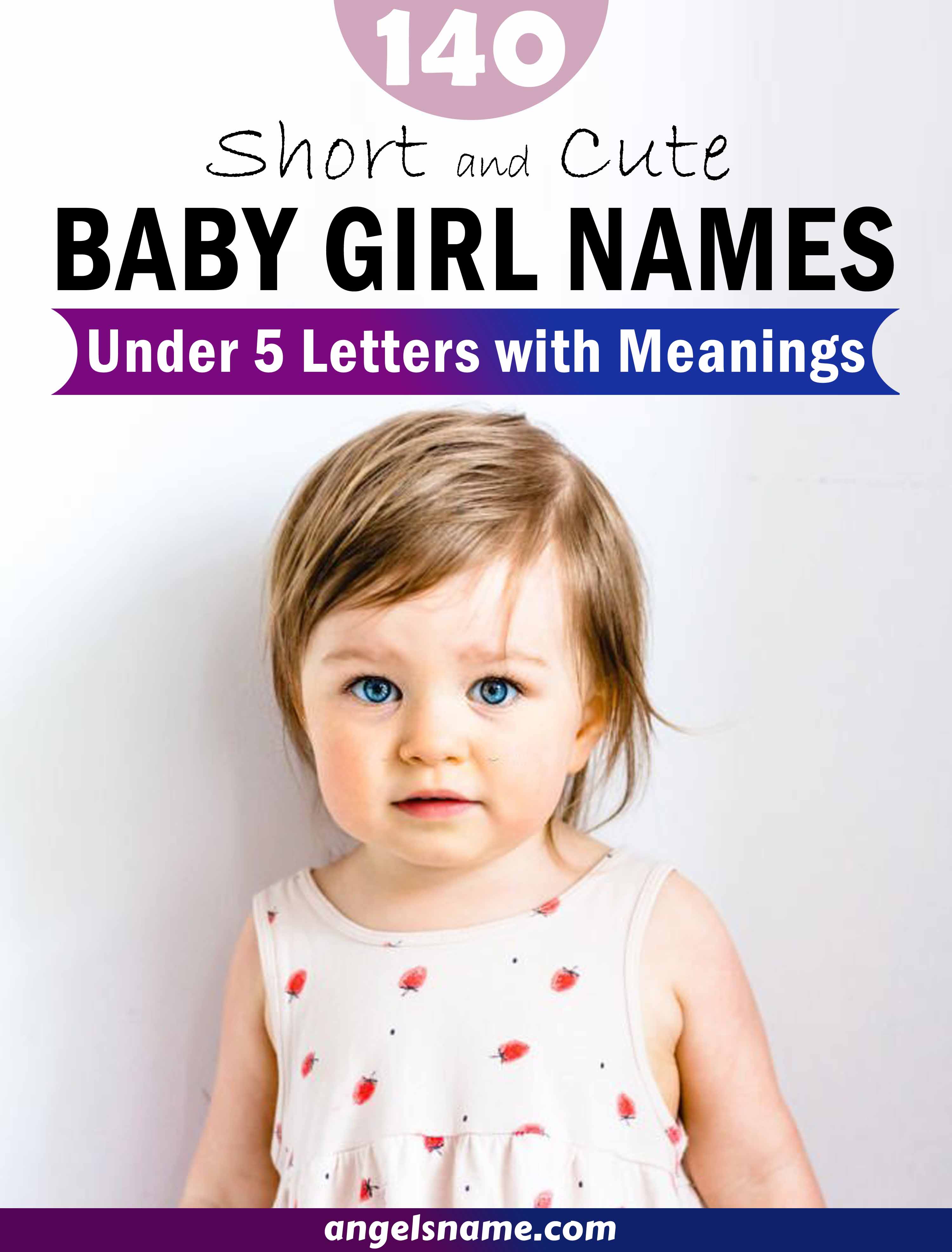 Short and Cute Baby Girl Names Under 5 Letters