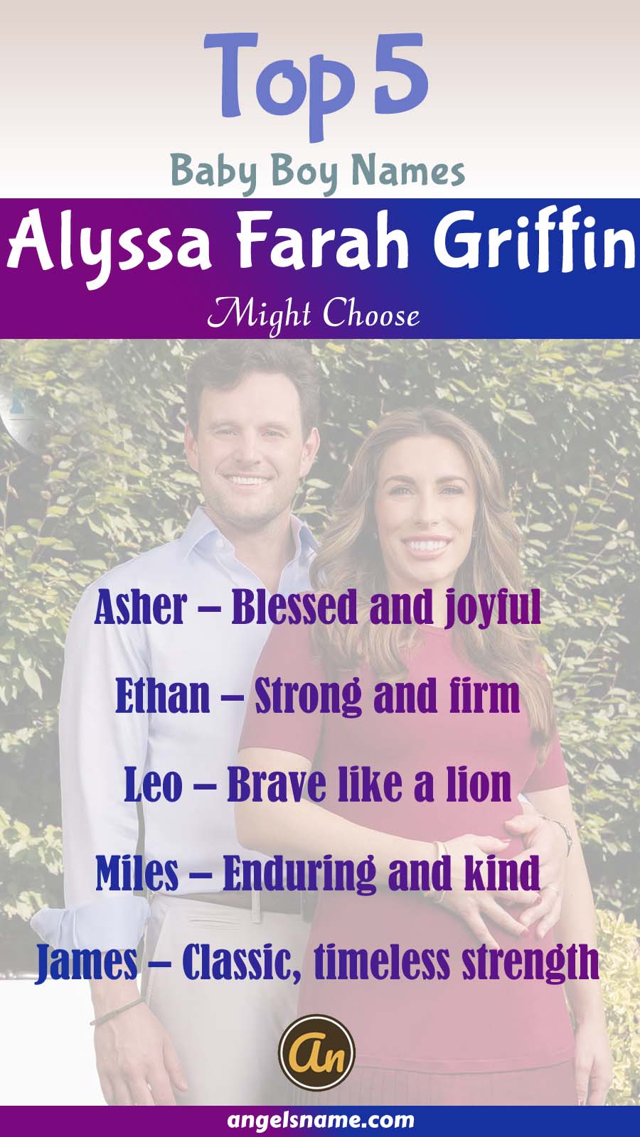 Top 5 Baby Boy Names Alyssa Farah Griffin Might Choose