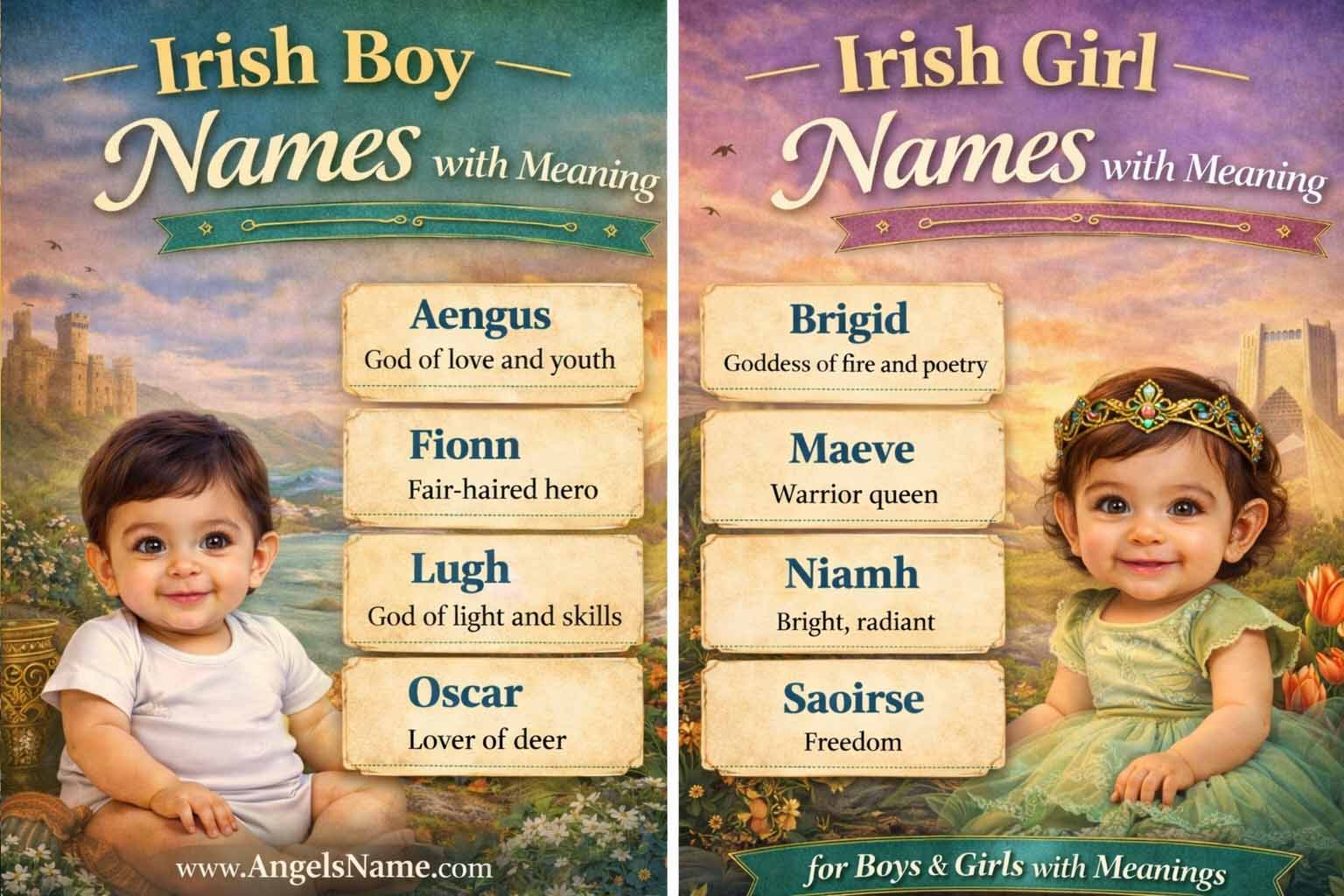 Irish Baby Names Inspired by Legends and Myths