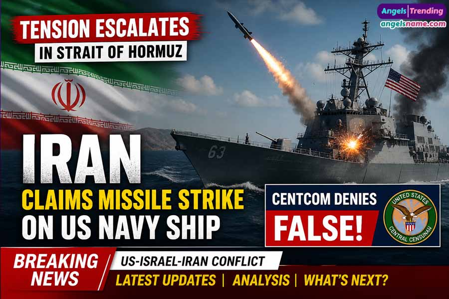 Tension Escalates in Strait of Hormuz: Iran Claims Missile Strike on US Navy Ship; Centcom Denies