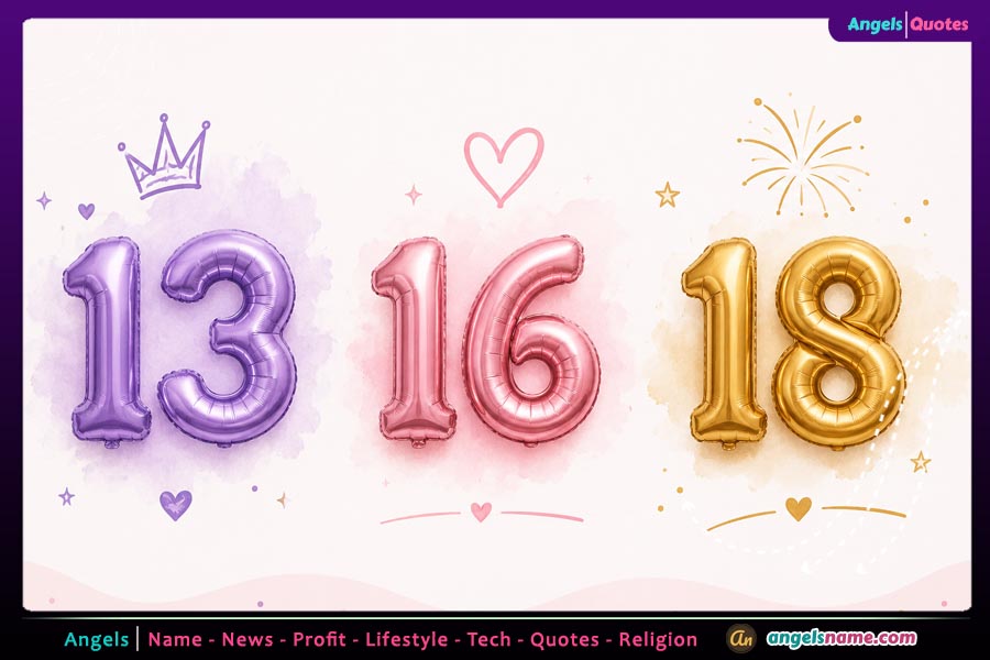 13th, Sweet 16 &amp; 18th Birthday Quotes and Captions
