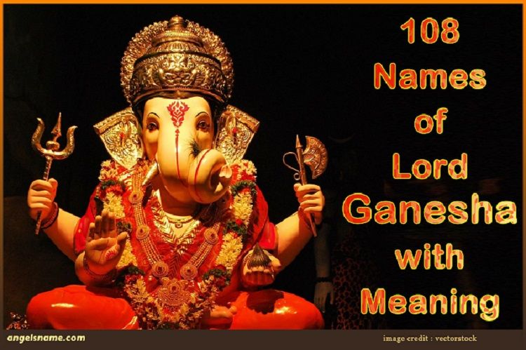 108 Names of Lord Ganesha for Baby Boy with Meaning