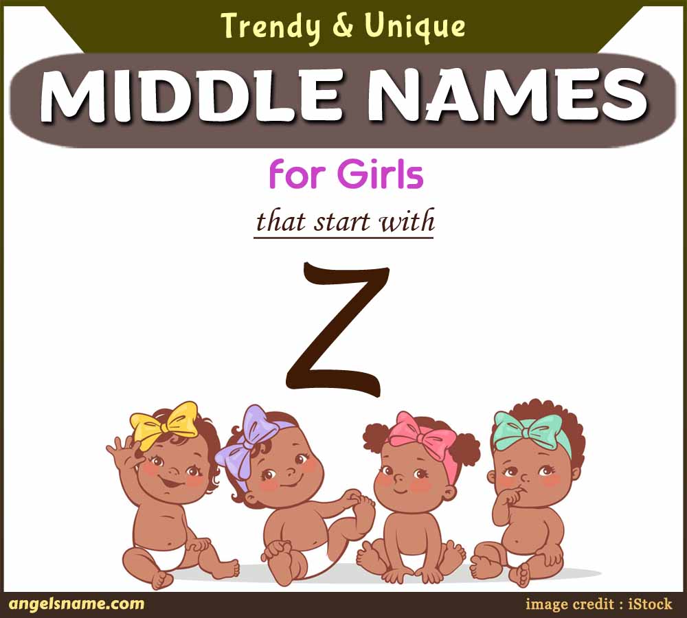 Cool and Cute Middle Names for Girls Starting with Z