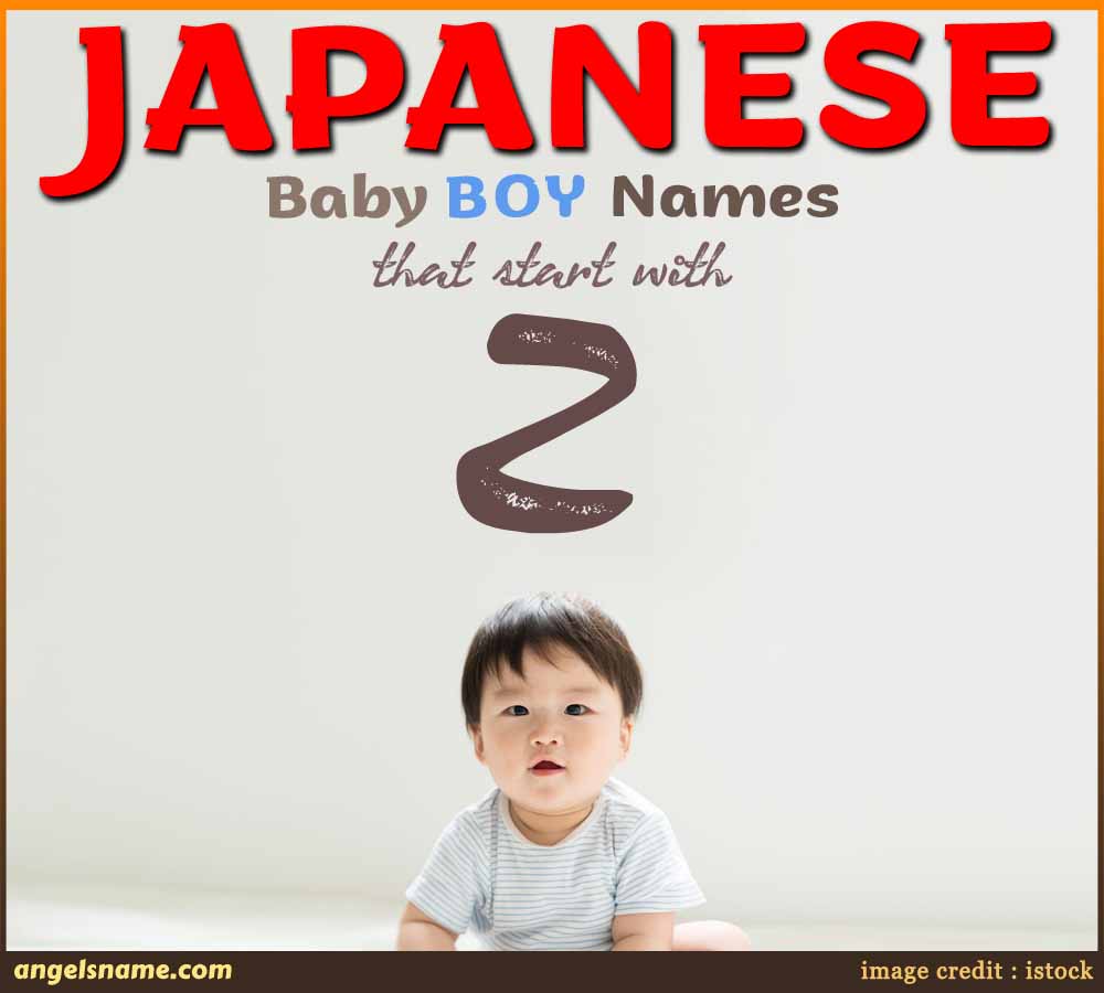 40 Japanese Boy Names Starting With Z